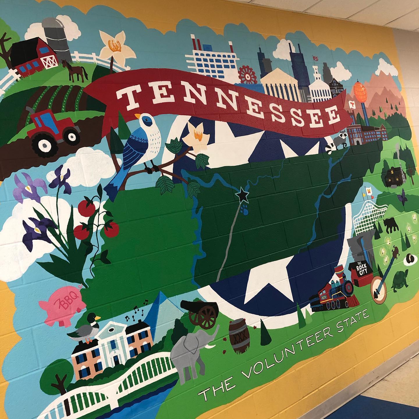 Tennessee Illustrated Map
